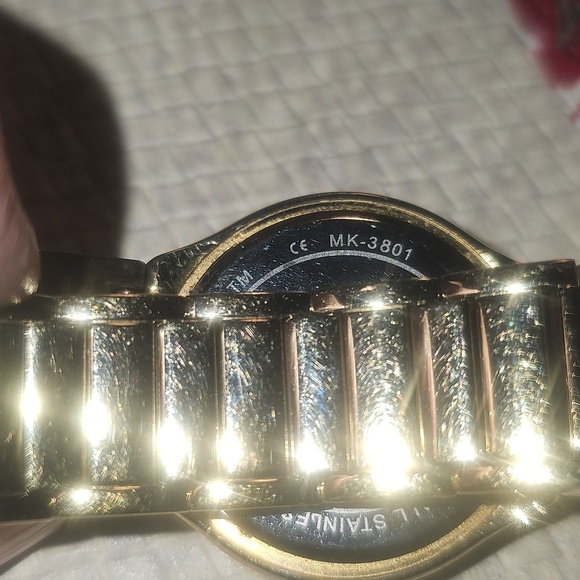 Michael Kors Gold Watch with Crystal Accents